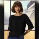 Camicia da divisa donna elegante, maniche corte, modello semi-fit, colore grigio, tessuto poliestere cotone